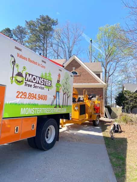 Monster Tree Service truck 