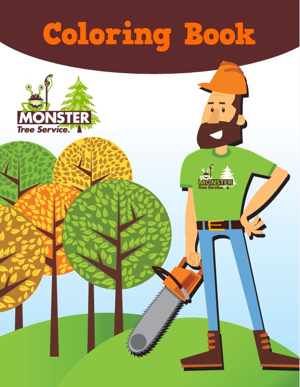 Monster Tree Service Coloring Book_ National Coloring Day