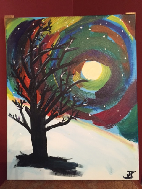 Tree Painting Craft