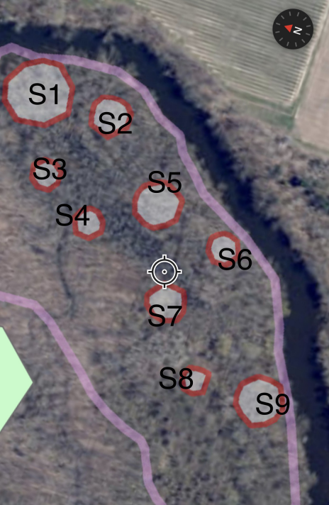 Image of land where pest threshold was surpassed