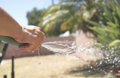 A picture of a water hose